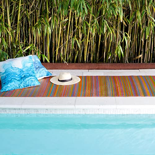 FAB HAB Cancun - Multicolor Alfombra/tapete para Interiores y Exteriores (75 cm...