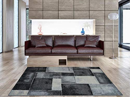 Aido , Alfombra -Infiniti Gris 190 x 280 – Alfombra salón – alfombras –...