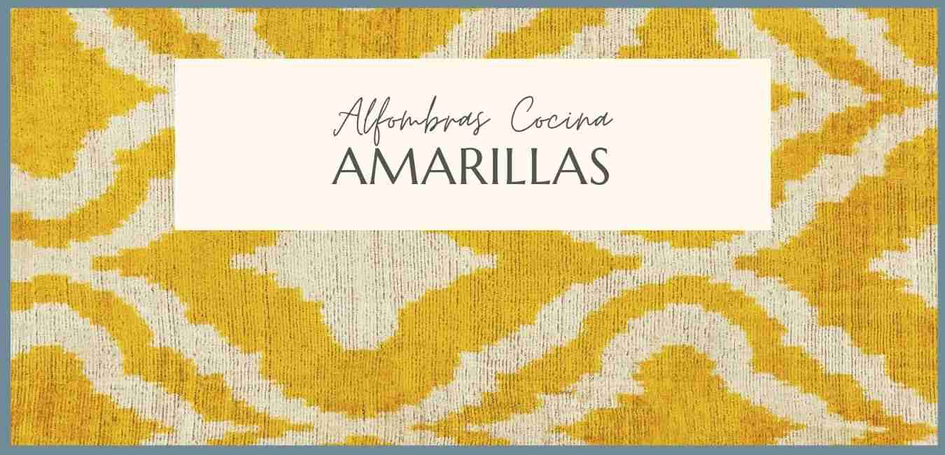 ALFOMBRAS DE COCINA AMARILLA