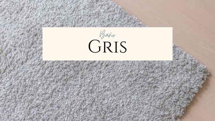 Enlace a alfombras grises de baño